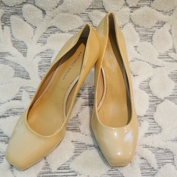 ANTONIO MELANI Shoes - EVERYTHING MUST GO SALE!!  BEST OFFER. S 11 Antonio Melani beige platform heels.